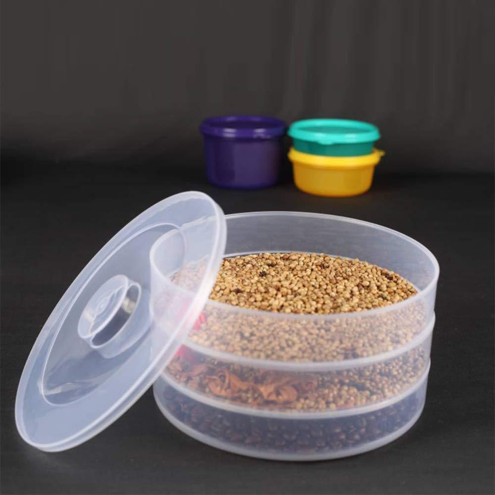 093 Plastic 3 Compartment Sprout Maker White Wukusy