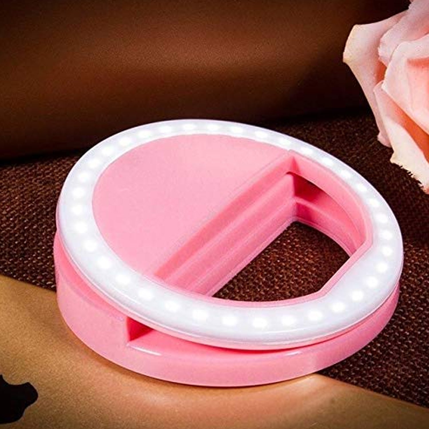 12881 Phone Selfie Light Selfie Ring Light Selfie Light For Smartphone Selfie Light For Phone Battery Operated Selfie Ring Light (Battery Not Included) Wukusy