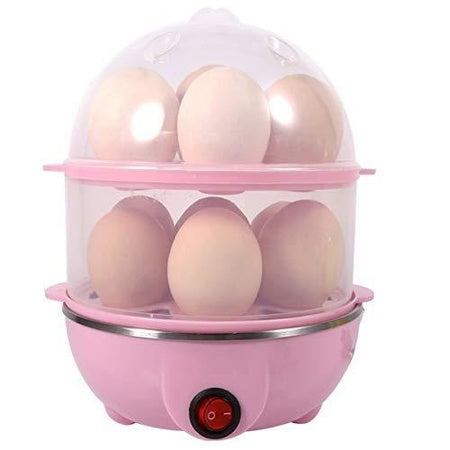 115 Multi-function 2 Layer 14 Egg Cooker Boilers  Steamer Wukusy