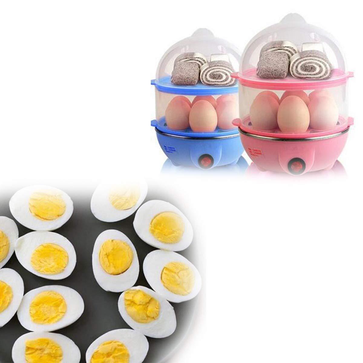 115 Multi-function 2 Layer 14 Egg Cooker Boilers  Steamer Wukusy