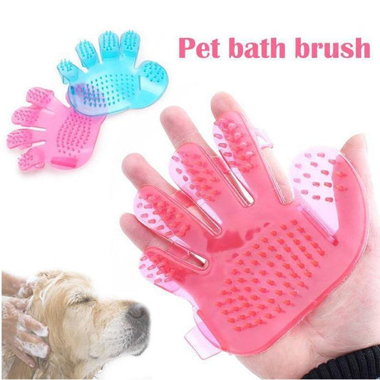 172 Rubber Pet Cleaning Massaging Grooming Glove Brush Wukusy