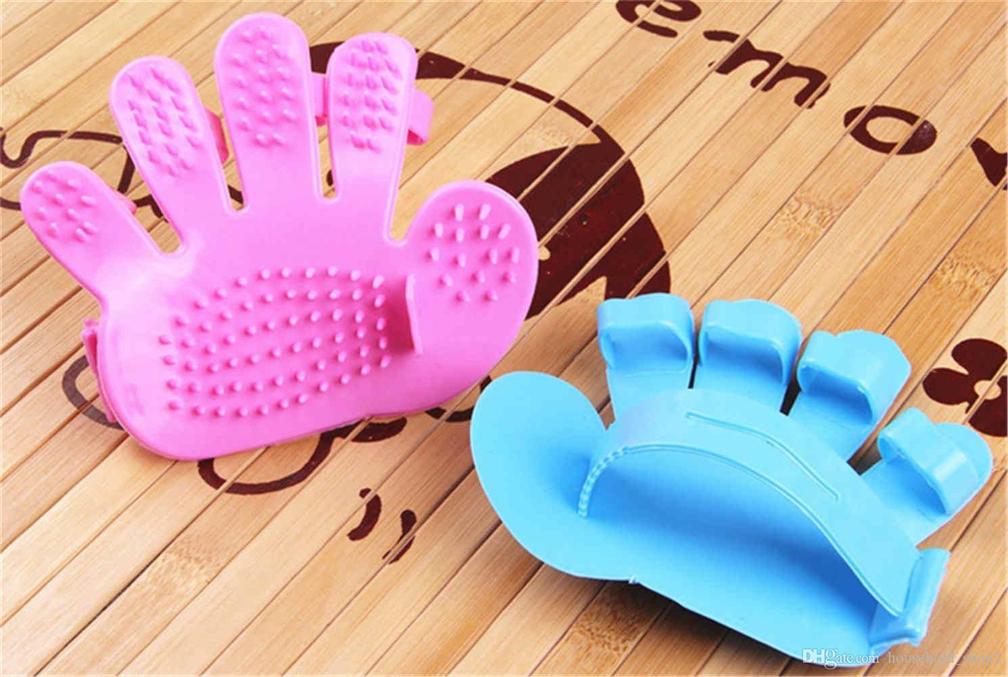 172 Rubber Pet Cleaning Massaging Grooming Glove Brush Wukusy