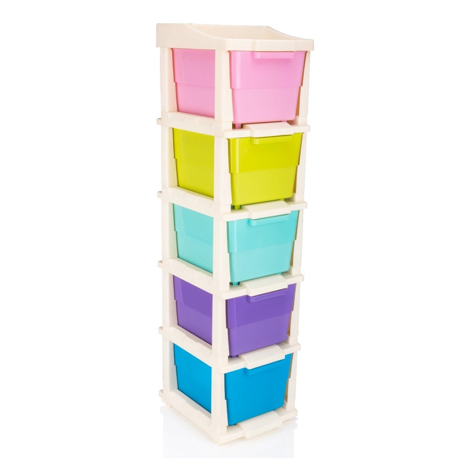 0702 5 Layer Multi-purpose Modular Drawer Storage System Wukusy