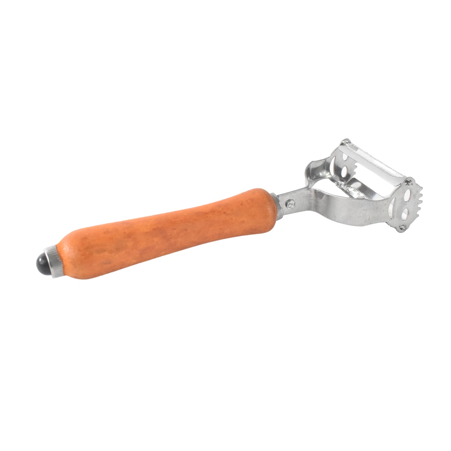 Vegetable And Fruit Peeler With Wooden Handle (1 Pc) Wukusy