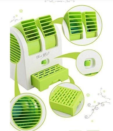 201 Dual Bladeless Mini Air Conditioner Wukusy