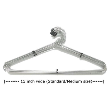 230 Stainless Steel Cloth Hanger (12 Pcs) Wukusy