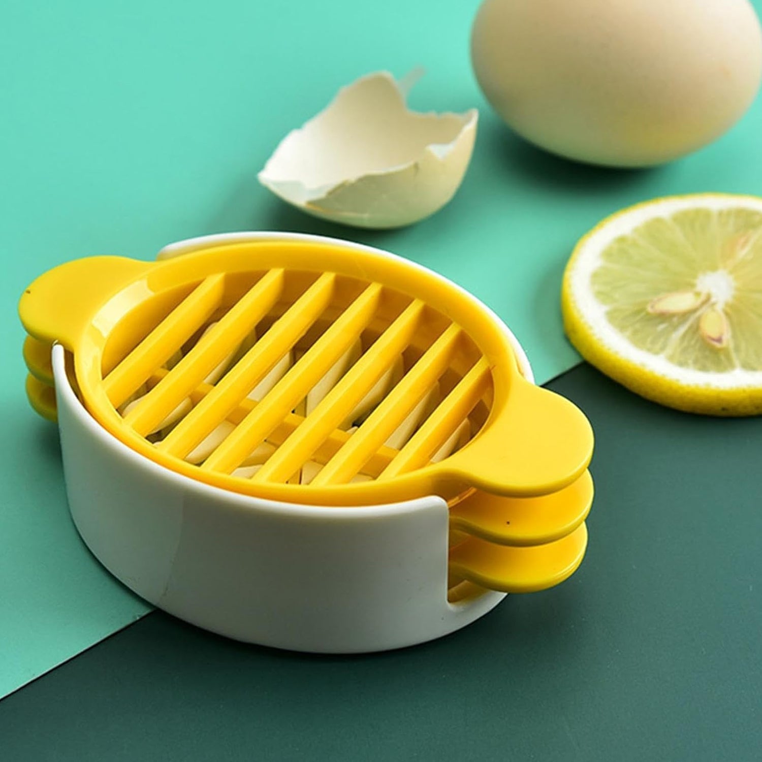 10022 Egg Slicer 3 In 1 Boiled Egg Slicer Egg Slicer Preserved Egg Slicer Home Restaurant Kitchen Tool (1 Pc) Wukusy