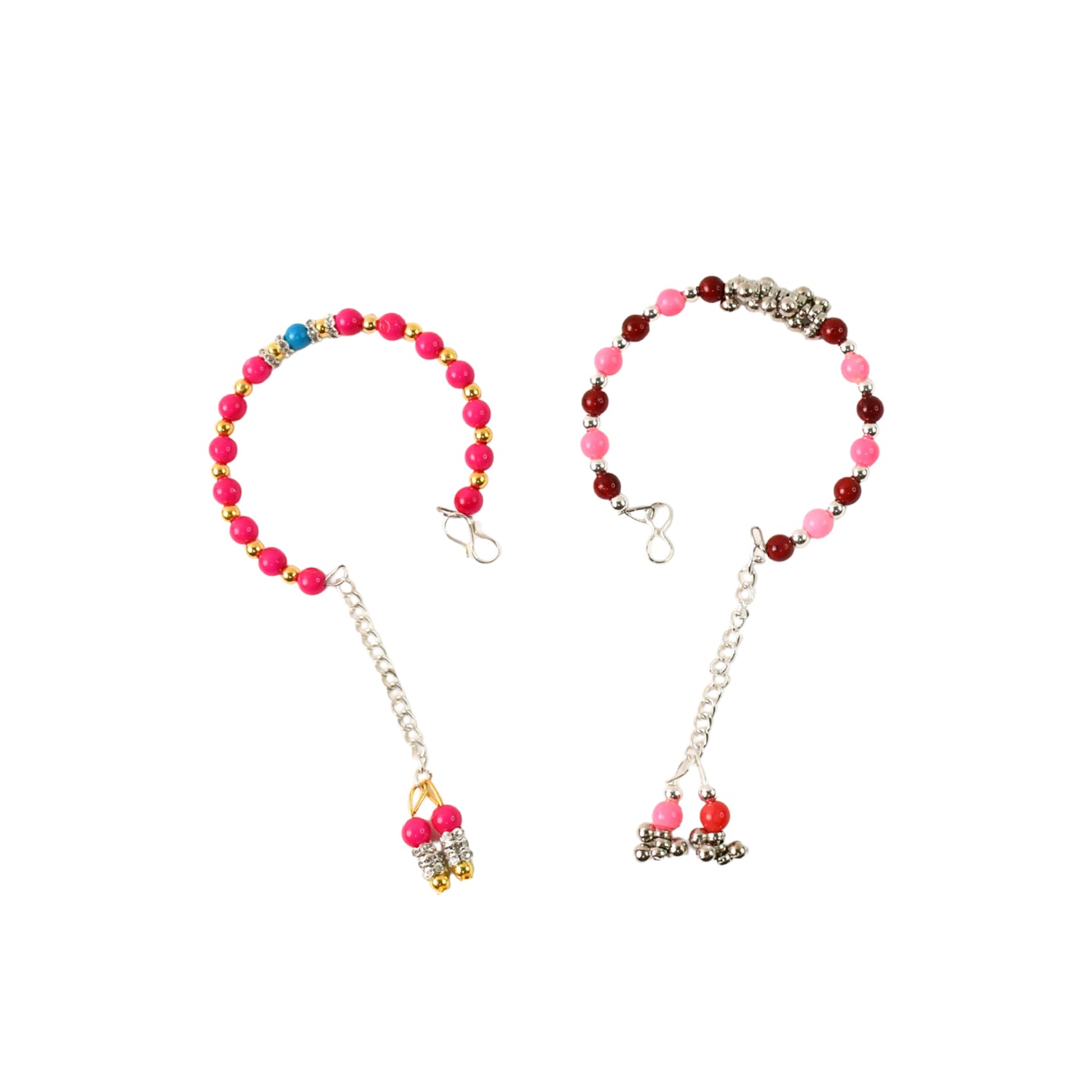 Traditional And Trendy Beaded Bracelet With Adjustable Chain (1 Pc) Wukusy