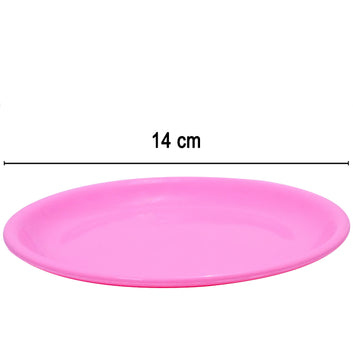 2185 Round Shaped Mini Soup Platesdishes - 6 Pcs Wukusy