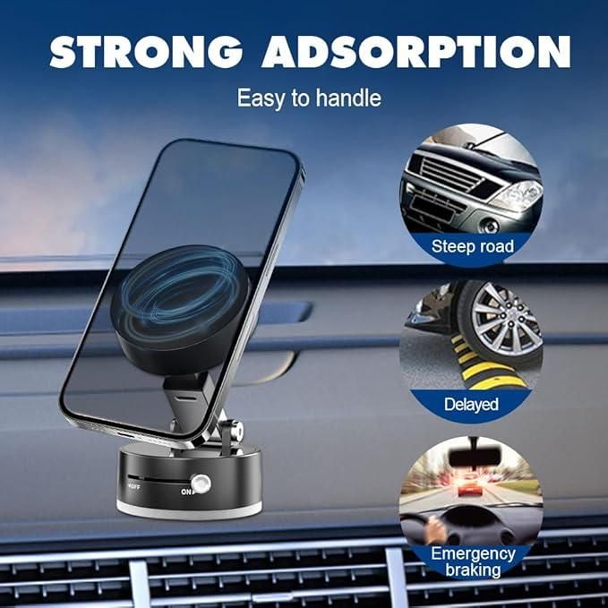 Vacuum Magnetic Suction Phone Holder Roposo Clout