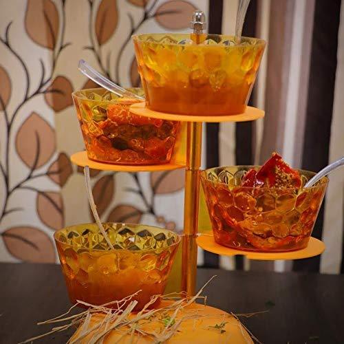 2141 4 In 1 Multipurpose 360 Degree Rotating Pickle Rack Container For Kitchen Wukusy