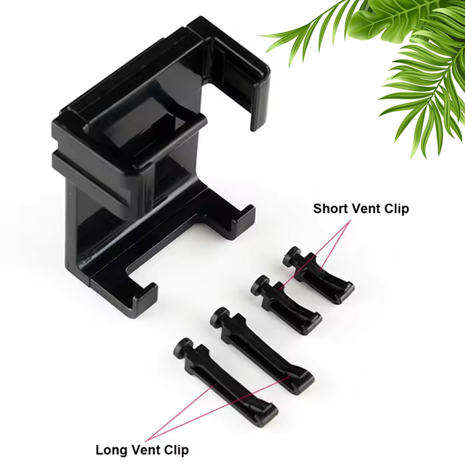 12857smartphone Car Phone Holder Car Air Conditioning Vent Phone Holder Holder Stand For Mobile Phone Cellphone Gps Dashboard Bracket For Car (1 Pc) Wukusy