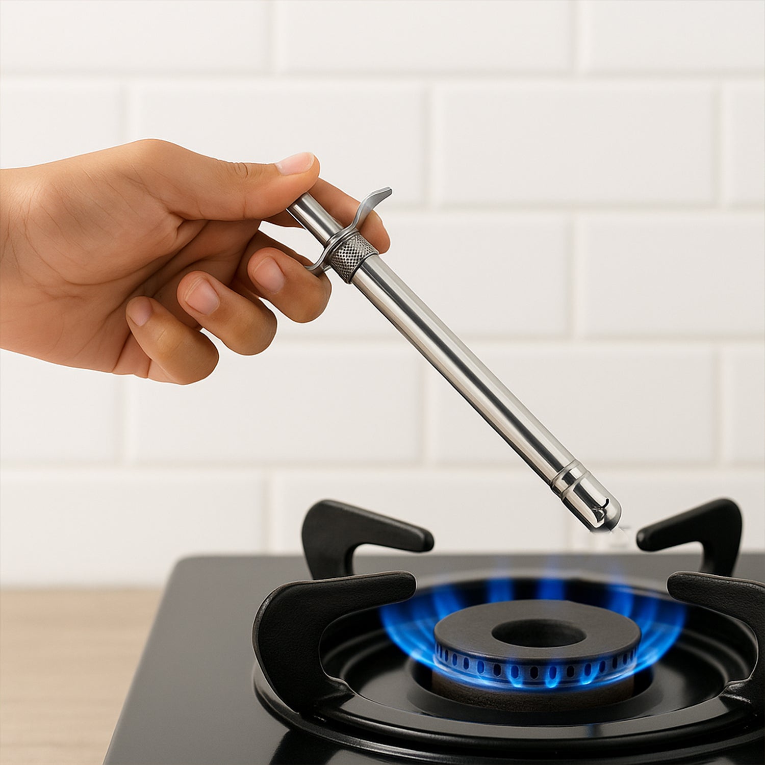 Supermom Moms Stainless Steel Gas Lighter With German Piezo Wukusy