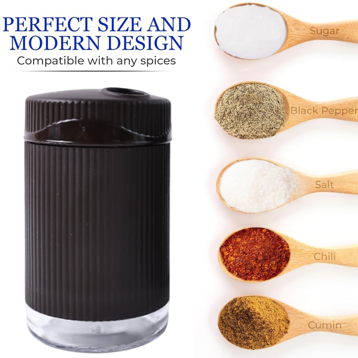 Supermom Linoo Salt  Pepper Dispenser Set (2 Pc) Wukusy