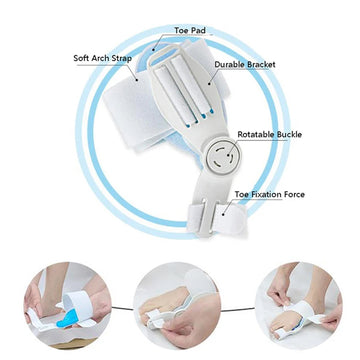 12738 Bunion Support Splint. Valgus And Bunion Valgus Corrector Hallux Valgus Corrector Adjustable Bunion Valgus Protective Cover For Men And Women Wukusy