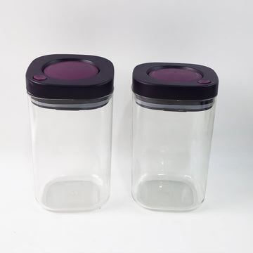 Supermom Airtight Kitchen Storage Containers (2 Pc Set  1200ml) Wukusy