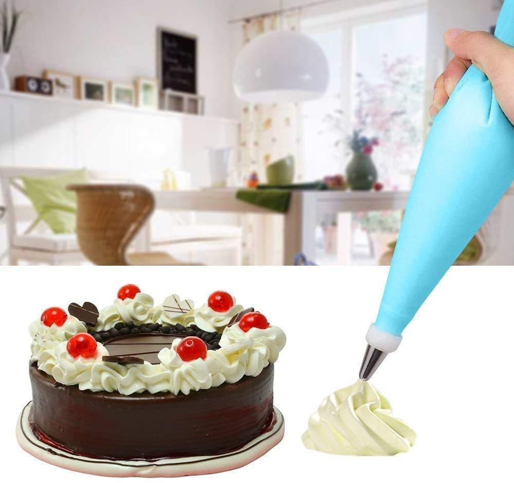 0805 Cake Decorating Nozzle With Piping Bag Stainless Steel Piping Cream Frosting Nozzles Wukusy