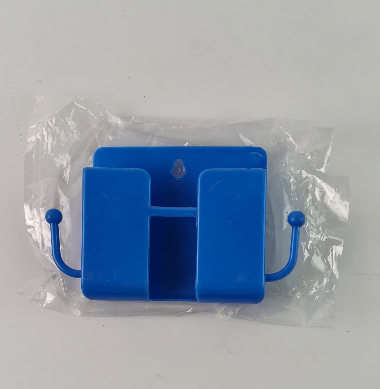 1 Pc Blue Wall Mount Mobile Stand With Hook Wukusy