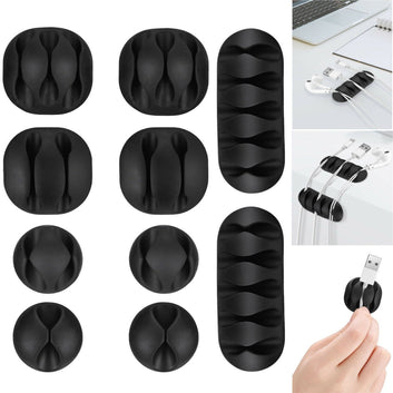 1334 Cable Clips Multi Purpose Cable Organizer  Wire Holder For Desk And Table Use Wukusy