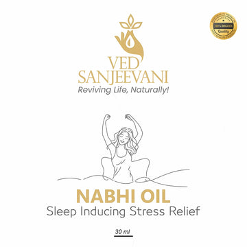 Ved Sanjeevani Nabhi Oil Sleep Inducing Stress Relief (30ml  1 Pc) Wukusy