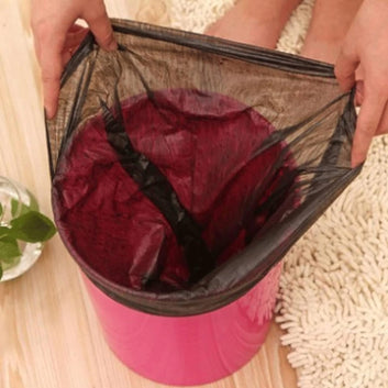 15729 Black Garbage Bags  Dustbin Bags  Trash Bags 45x50cm (1pc) Wukusy