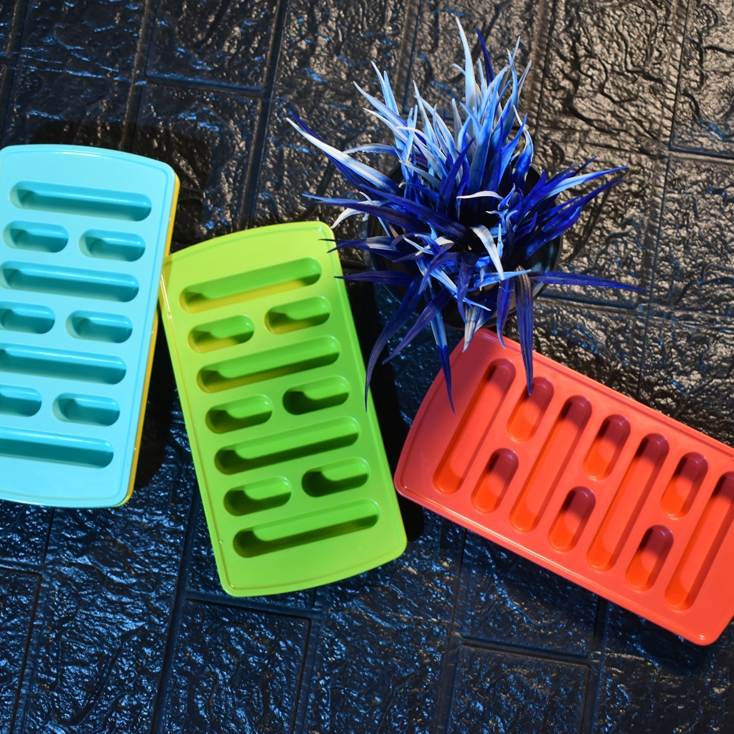 0784 4 Pc Fancy Ice Tray Used Widely In All Kinds Of Household Places While Making Ices And All Purposes. Wukusy