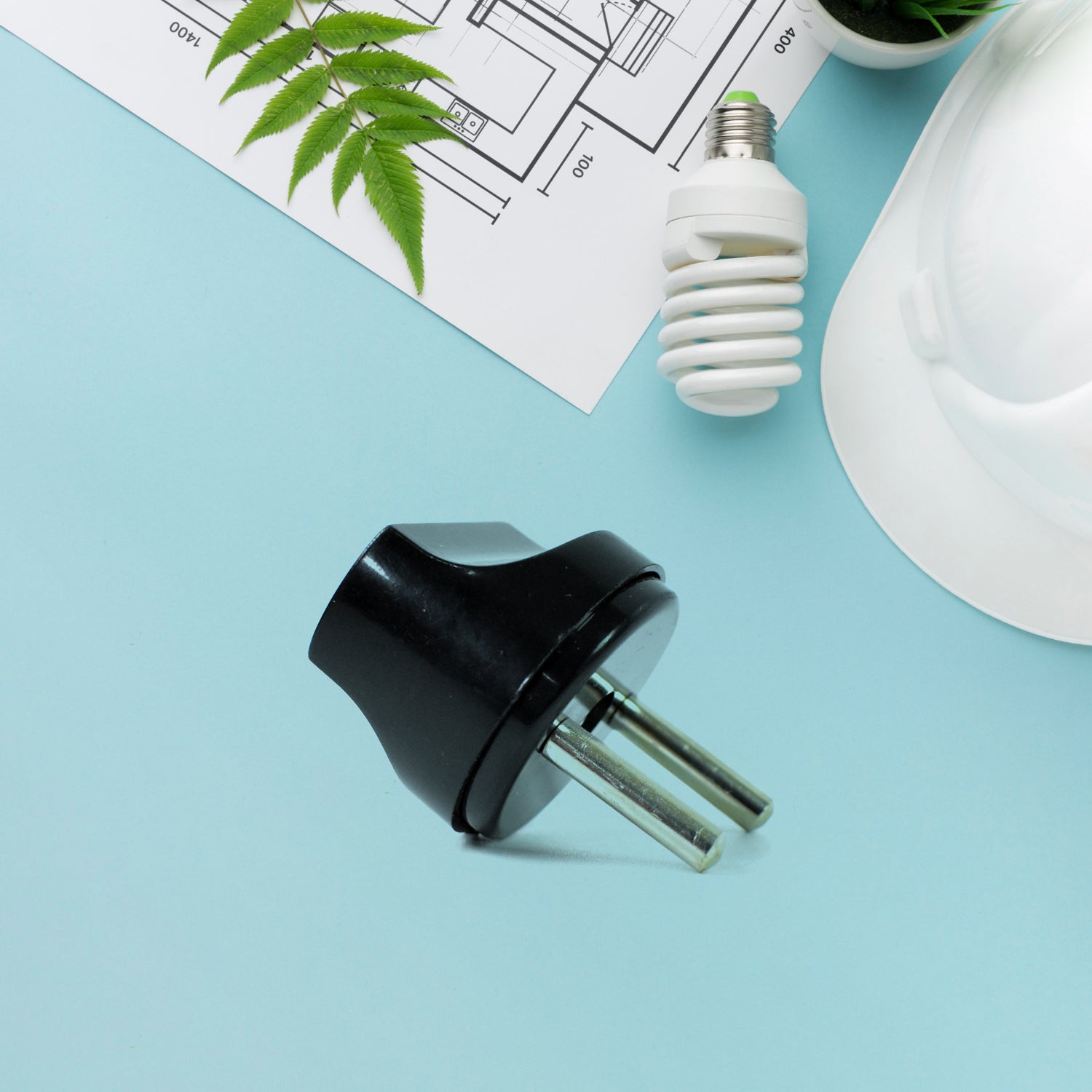 2 Pin Plug Converter Plug Adapter (1 Pc ) Wukusy