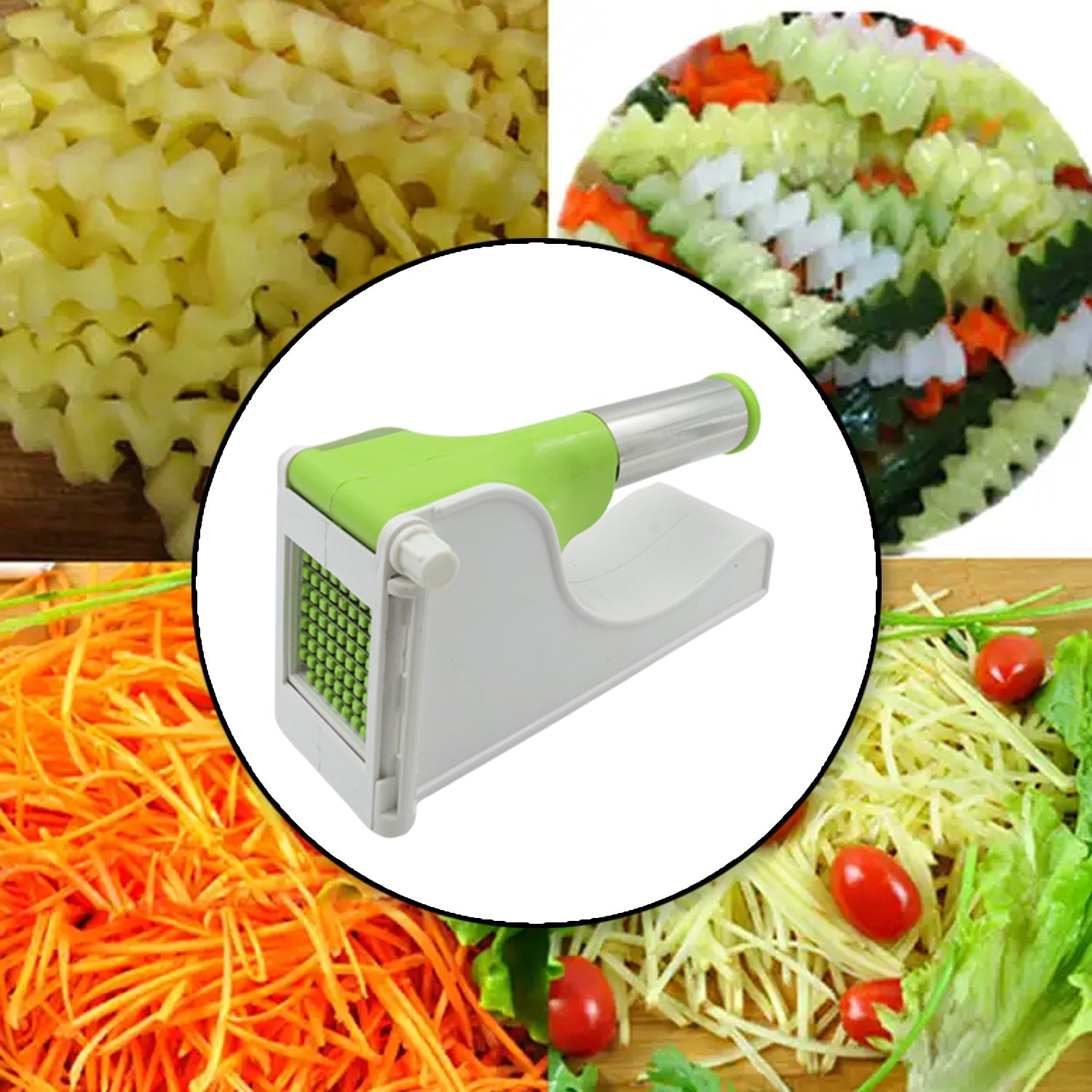 114 Virgin Plastic French Fry Chipser Potato Chipserpotato Slicer With Container Wukusy