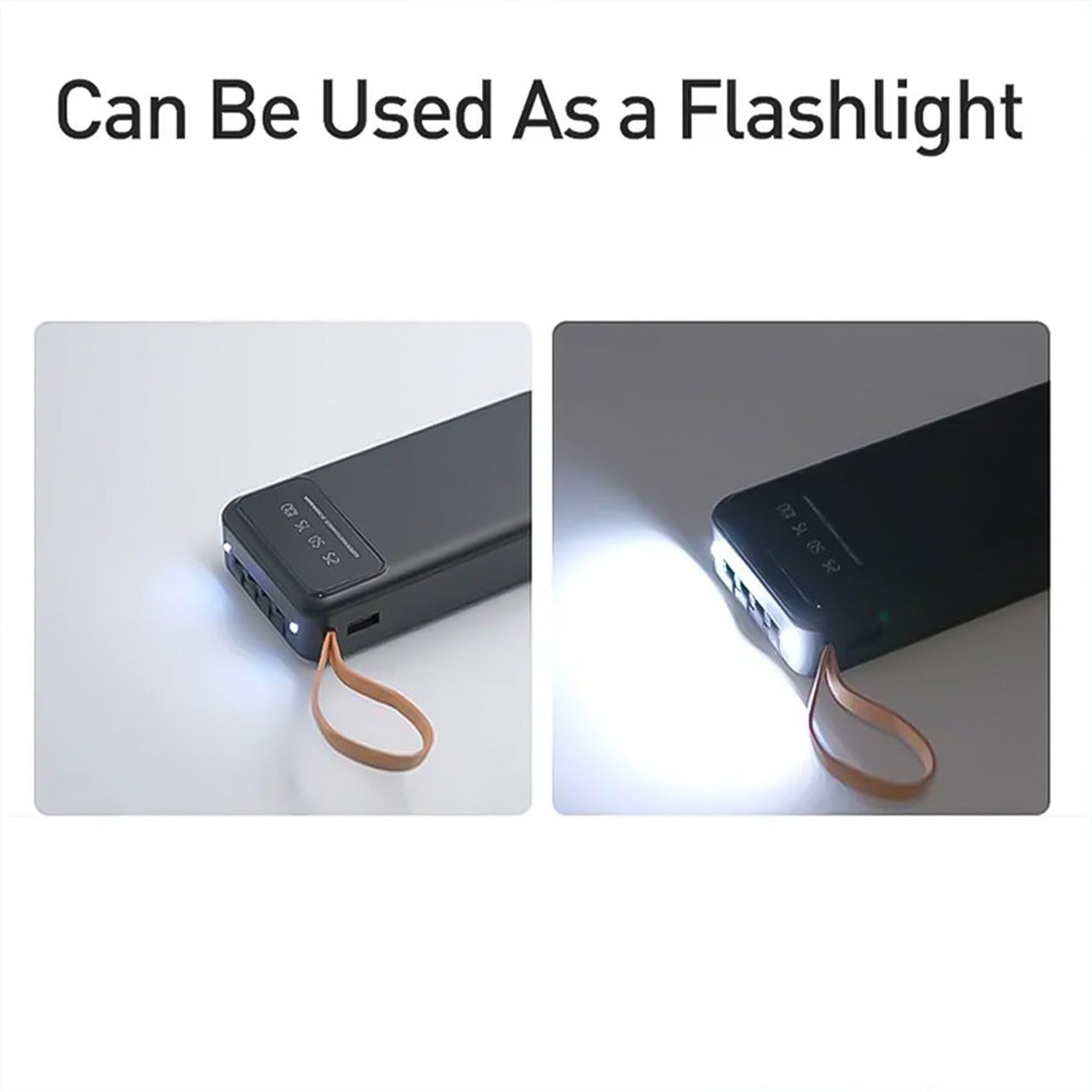 10000mah 12w Fast Charging Power Bank With Built 4 In 1 Usb With Mobile Holder (1 Pc) Wukusy