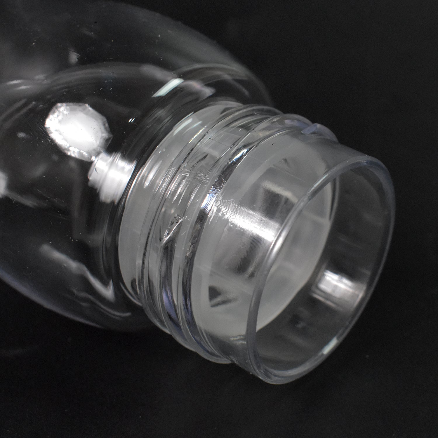 Transparent Travel Portable Water Bottle With Carry Straps (280 Ml  1 Pc) Wukusy