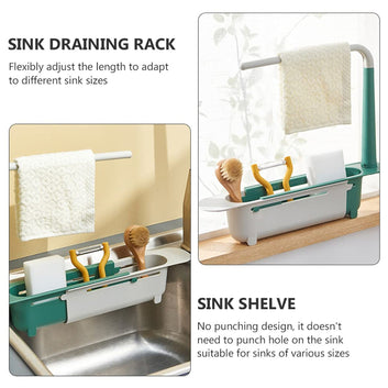 2370 Expandable Kitchen Drying Basket Rack For Kitchen Use (Moq-120) Wukusy