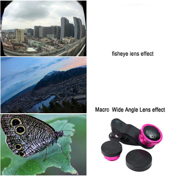 Universal Clip-on Mobile Camera Lens (1 Set) Wukusy