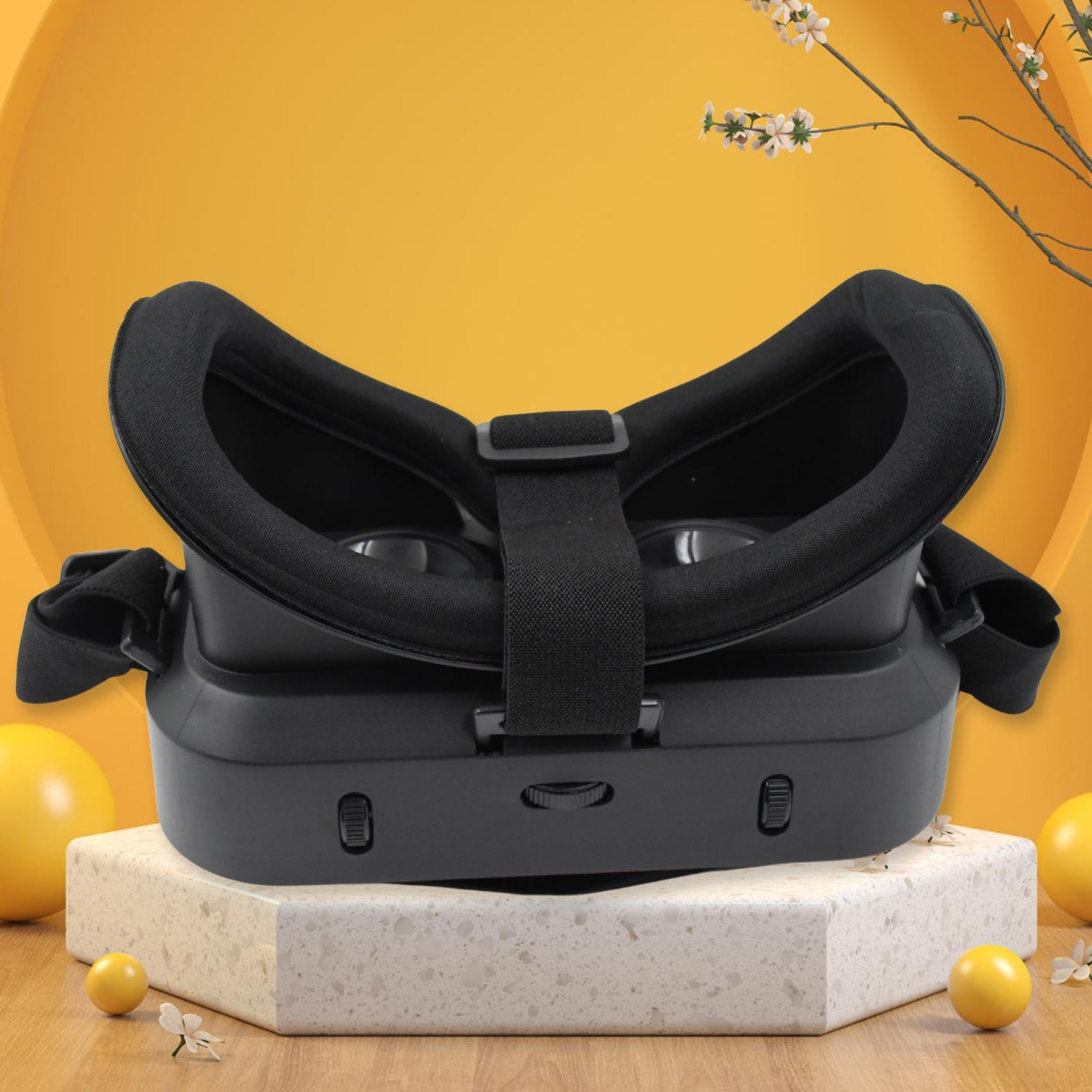 12837 3d Vr Headset Compatible With Iphone  Android Virtual Reality Vr Goggles For 3d Vr Movies Video Games (1 Pc) Wukusy