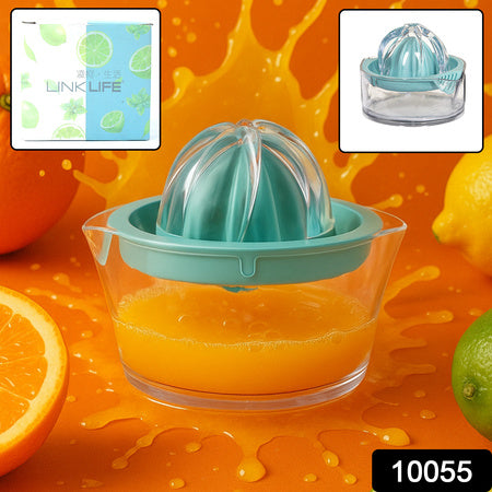 10055 Manual Drink Orange Lemon Citrus Lime Fruit Juice Juicer Squeezer Bpa Free Press  Pourer With Lid Plastic Manual(1 Pc) Wukusy