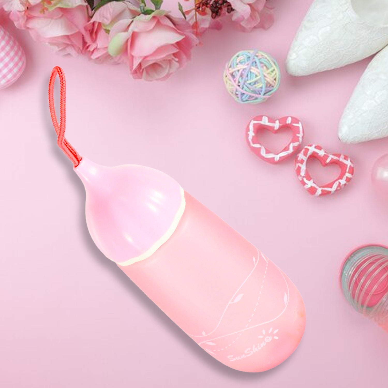 12695 Unique Shape Premium Plastic Water Bottle With Dori Easy To Carry Leakproof Bpa-free Water Plastic Water Bottle For Children Home School (1 Pc  550 Ml) Wukusy