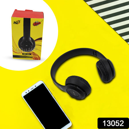 13052 Wireless Headphone Over The Head Bluetooth Headset Foldable Headband Hands-free With Calling Function (1 Pc) Wukusy