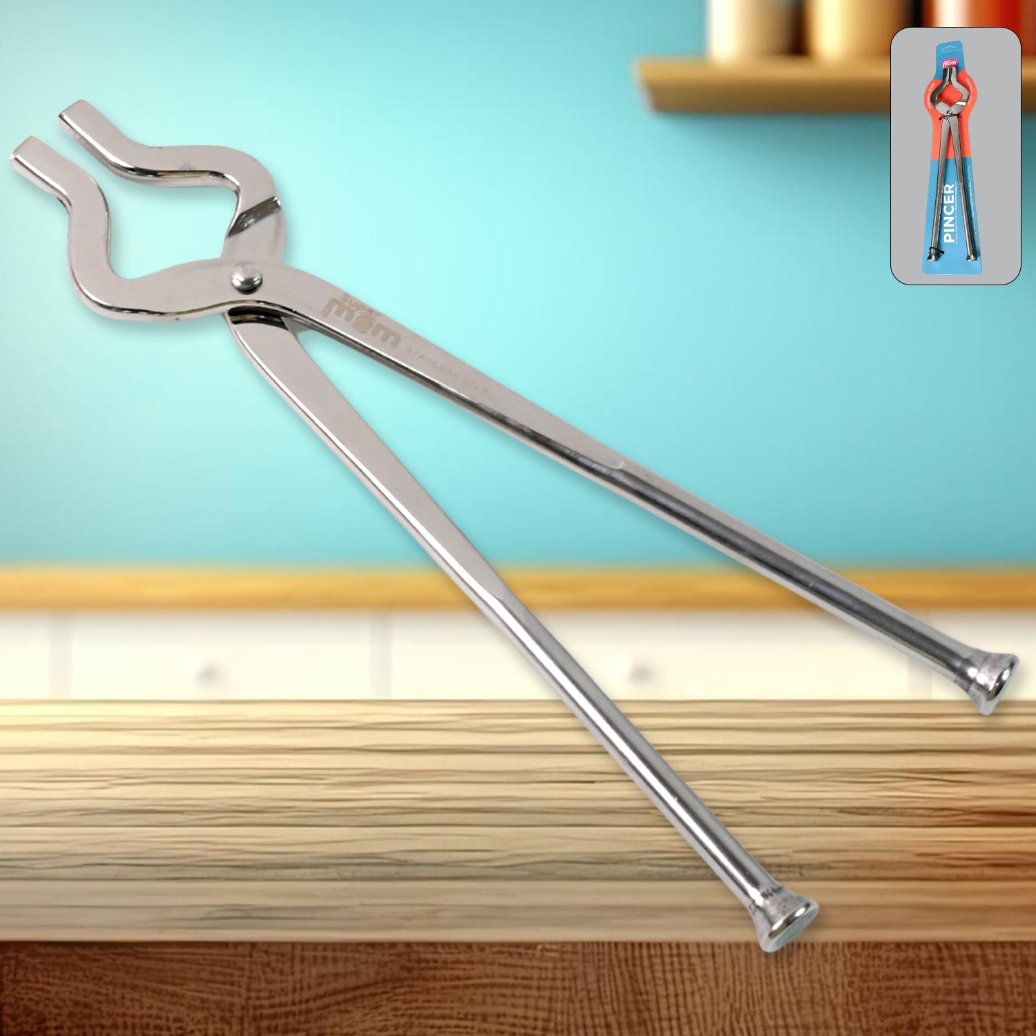 Supermom Stainless Steel Full Round Pincer Wukusy