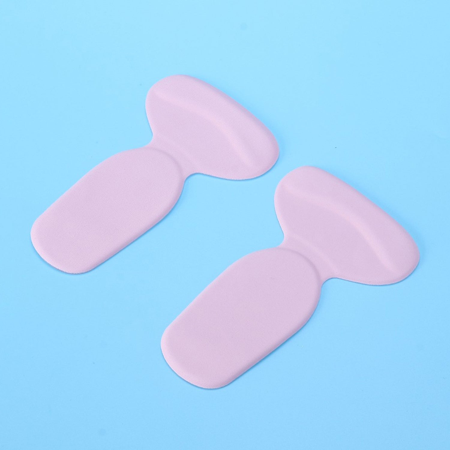 2 In 1 T Shaped Silicone Self Adhesive Shoe Heel Pads Insoles (1 Pair) Wukusy