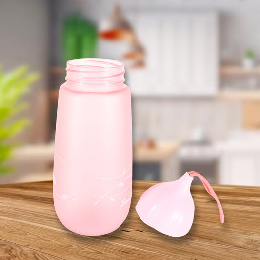 12695 Unique Shape Premium Plastic Water Bottle With Dori Easy To Carry Leakproof Bpa-free Water Plastic Water Bottle For Children Home School (1 Pc  550 Ml) Wukusy