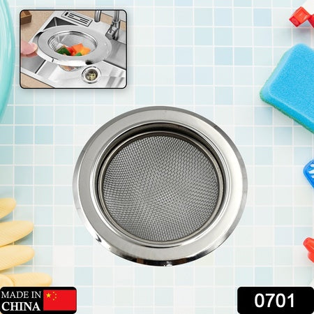 0701 Medium Size Stainless Steel Sink Strainer Kitchen Drain Basin Filter Stopper Drainer Wukusy