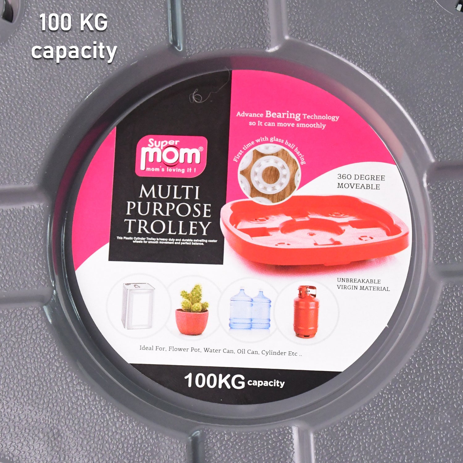 Supermom Multi Purpose Heavy Duty Gas Cylinder Trolley Wukusy