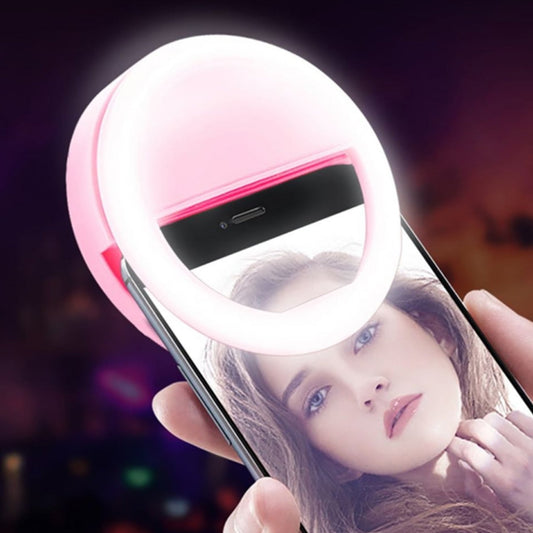 12881 Phone Selfie Light Selfie Ring Light Selfie Light For Smartphone Selfie Light For Phone Battery Operated Selfie Ring Light (Battery Not Included) Wukusy