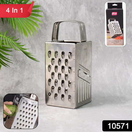Supermom Premium 4-in-1 Stainless Steel Compact Grater And Slicer Wukusy