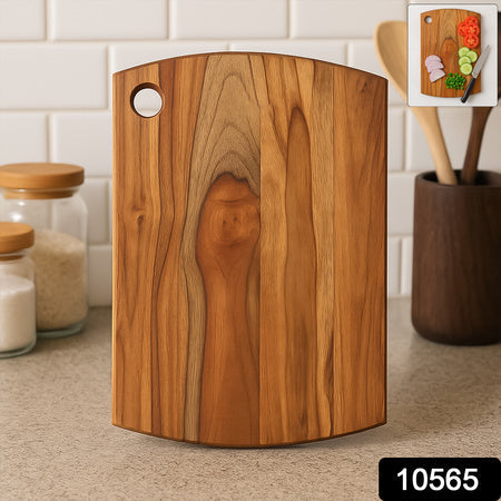 Supermom Premium Teak Wood Chopping Board For Kitchen (1 Pc) Wukusy
