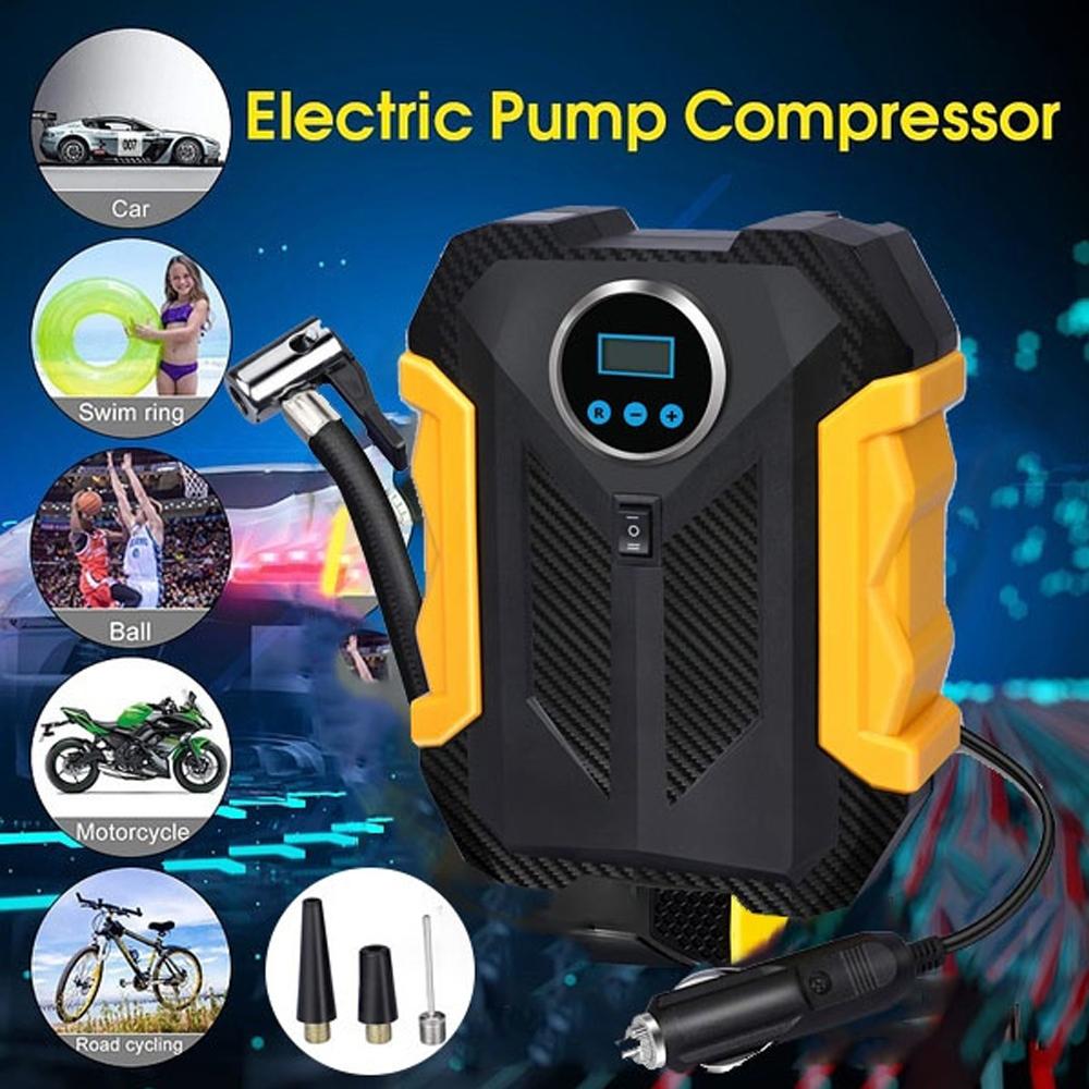 1618 Portable Electric Car Air Compressor Pump For Car And Bike Tyre Wukusy