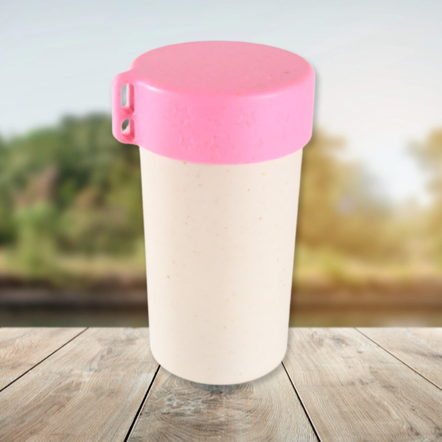 12683 Travel Coffee Cup Portable Water Bottle Wheat Straw Coffee Tea Mug Coffee Mug With Lids For Coffee Tea (300 Ml Approx) Wukusy