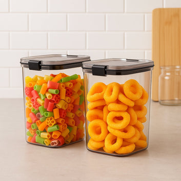 1200 Ml Airtight Lock  Lock Food Storage Container Set  2 Piece Wukusy