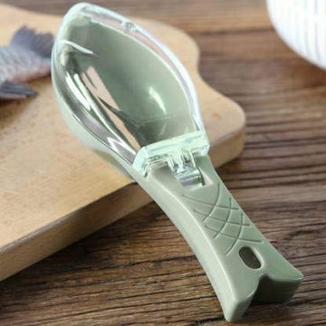 2195 Fish Scale Scraper Skin Peeler Fish Tools Kitchen Gadget Wukusy