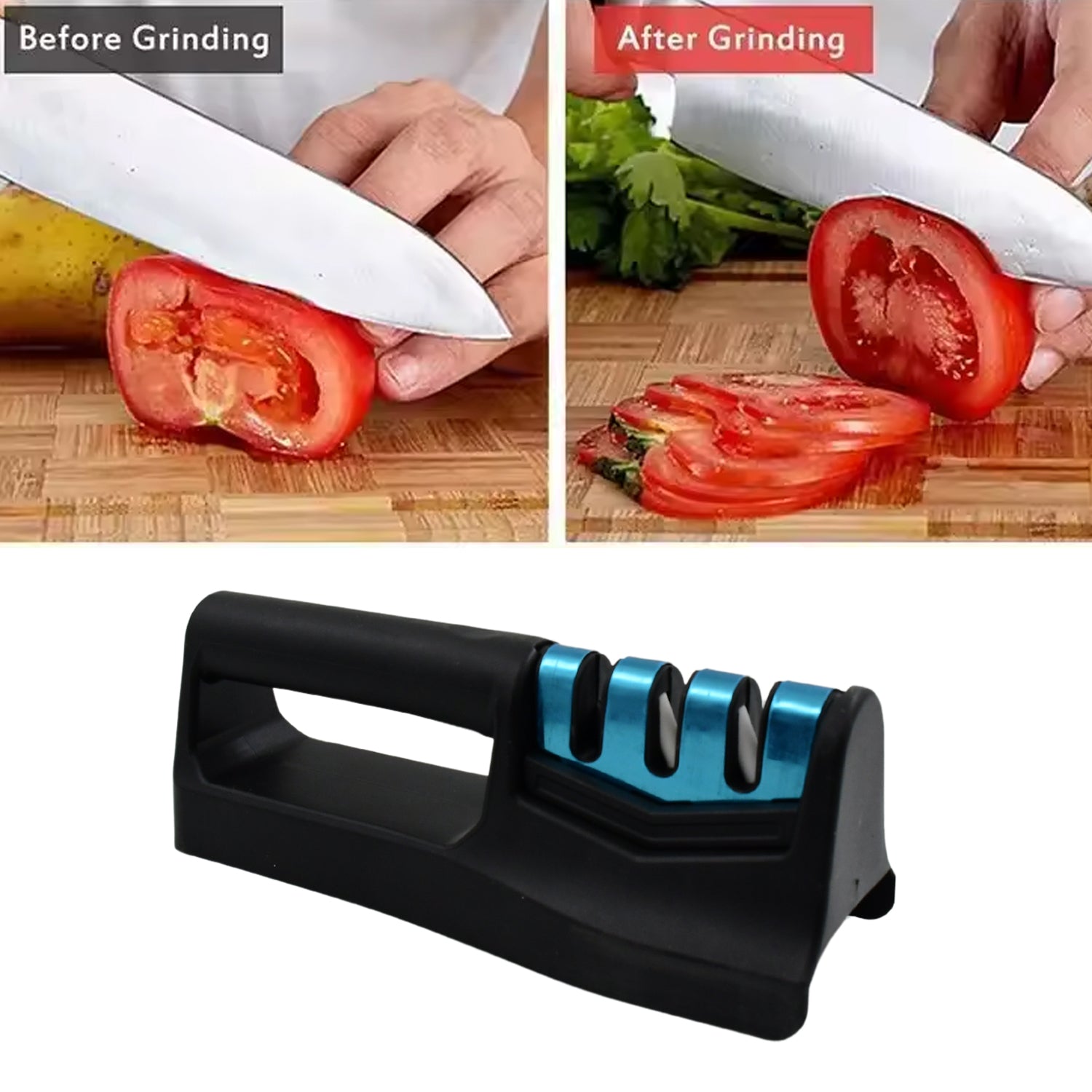 10020 Knife Sharpener For Kitchen  Knife Sharpener With Vegetable Chopper And Fish Scale Remover  Handheld Knives  Pocket Knife Sharpener  Knife Sharpener For Chefs  Serrated Knife (9in1) Wukusy