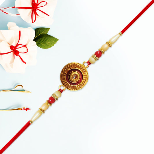 Traditional Om Design Rakhi Wukusy